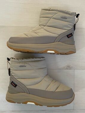 Suicoke Bower evab Snow Boots Beige Men’s 7 Women’s 9 Waterproof Thinsulate